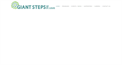 Desktop Screenshot of giantstepsstl.org