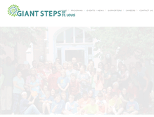 Tablet Screenshot of giantstepsstl.org